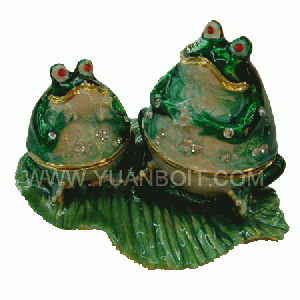 Frog trinket boxes/jewelry boxes/decorative boxes